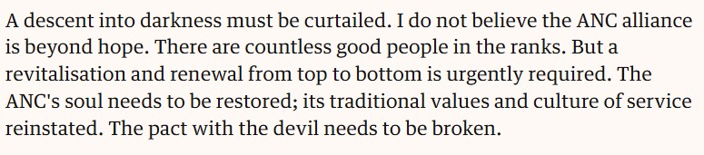 Pact with Devil Needs to be Boken